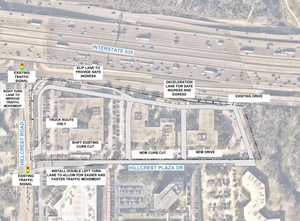 Hillcrest HEB traffic plan