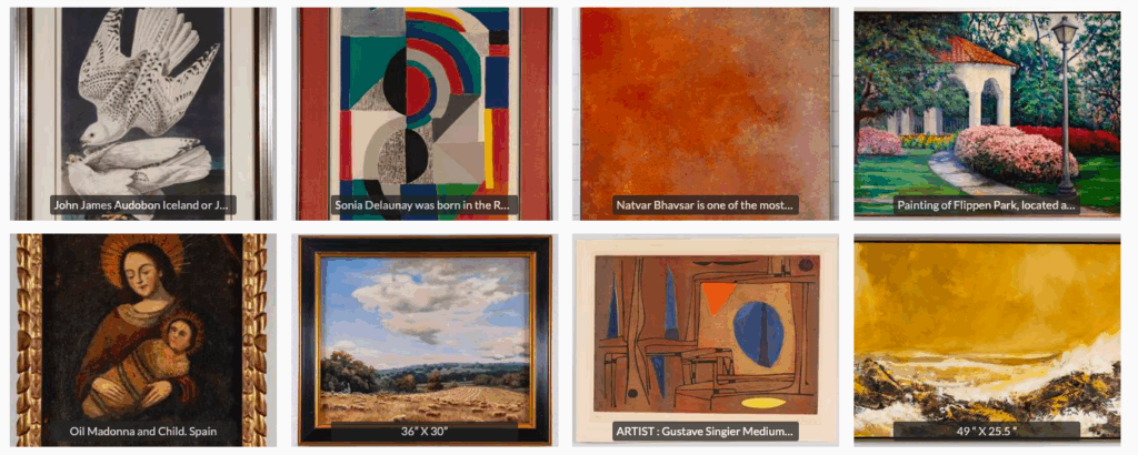 Bill Bibb's art collection estate sale