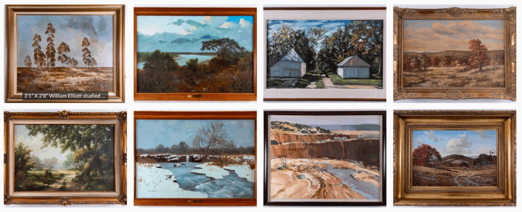Bill Bibb's art collection estate sale 3