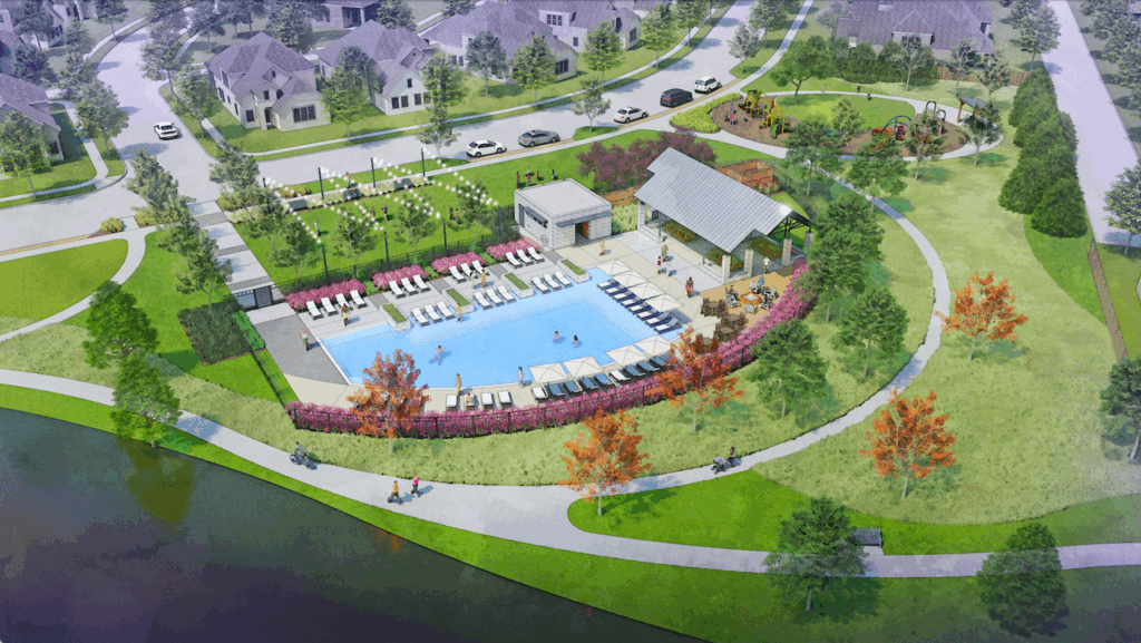 Rendering of the community pool at The Heights. Credit: Rockhill Capital & Investments