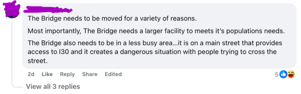 The Bridge relocation social media
