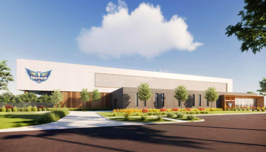 Dallas Wings practice facility renderings
