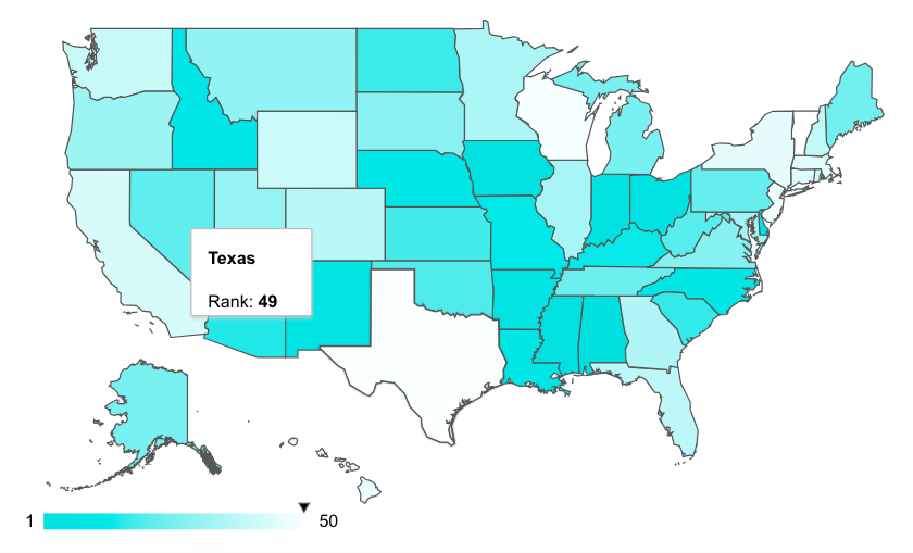 WalletHub map mortgage rates