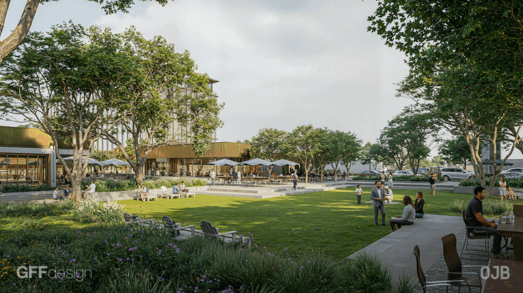 Preston Hollow mixed-use project rendering