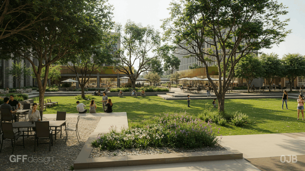 Preston Hollow mixed-use project rendering