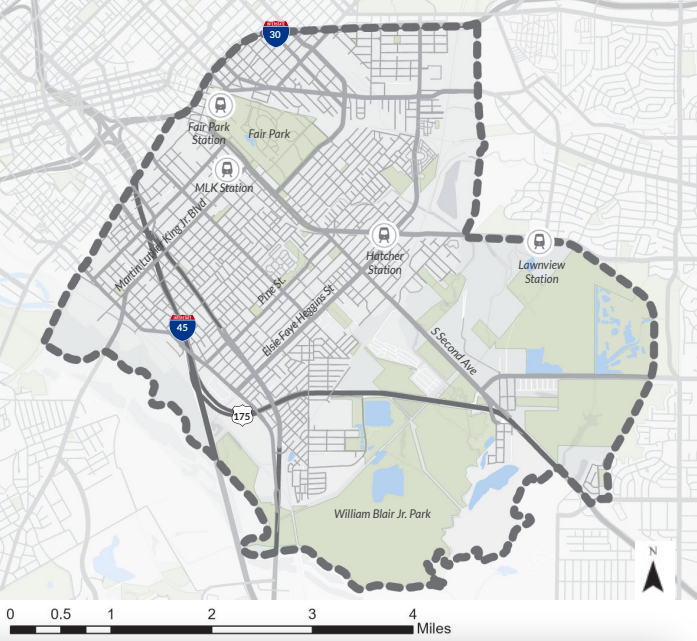 South Dallas Fair Park area plan