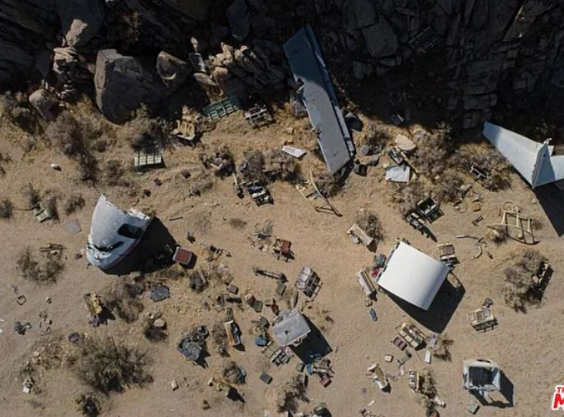 Crazy town, California, desert