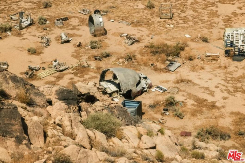 Crazy town, California, desert