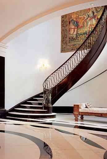 Baron House foyer Architectural Digest