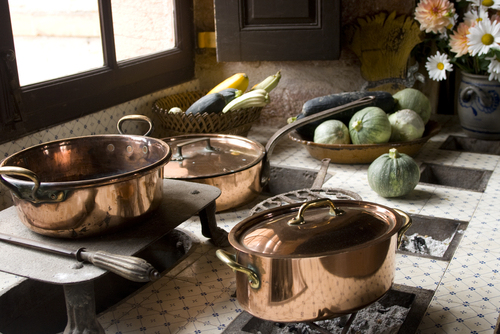 Copper Kitchen Pots