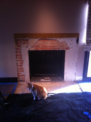 Fireplace Progress