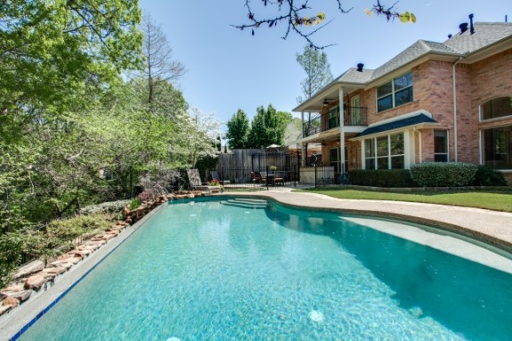 Foxborough Pool and Backyard